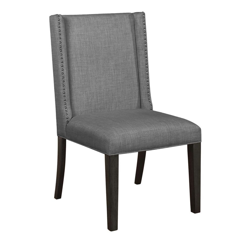 35 in.H Gray Soild High Back Armless Dining Chair Set of 2 price history on PriceWatchPro