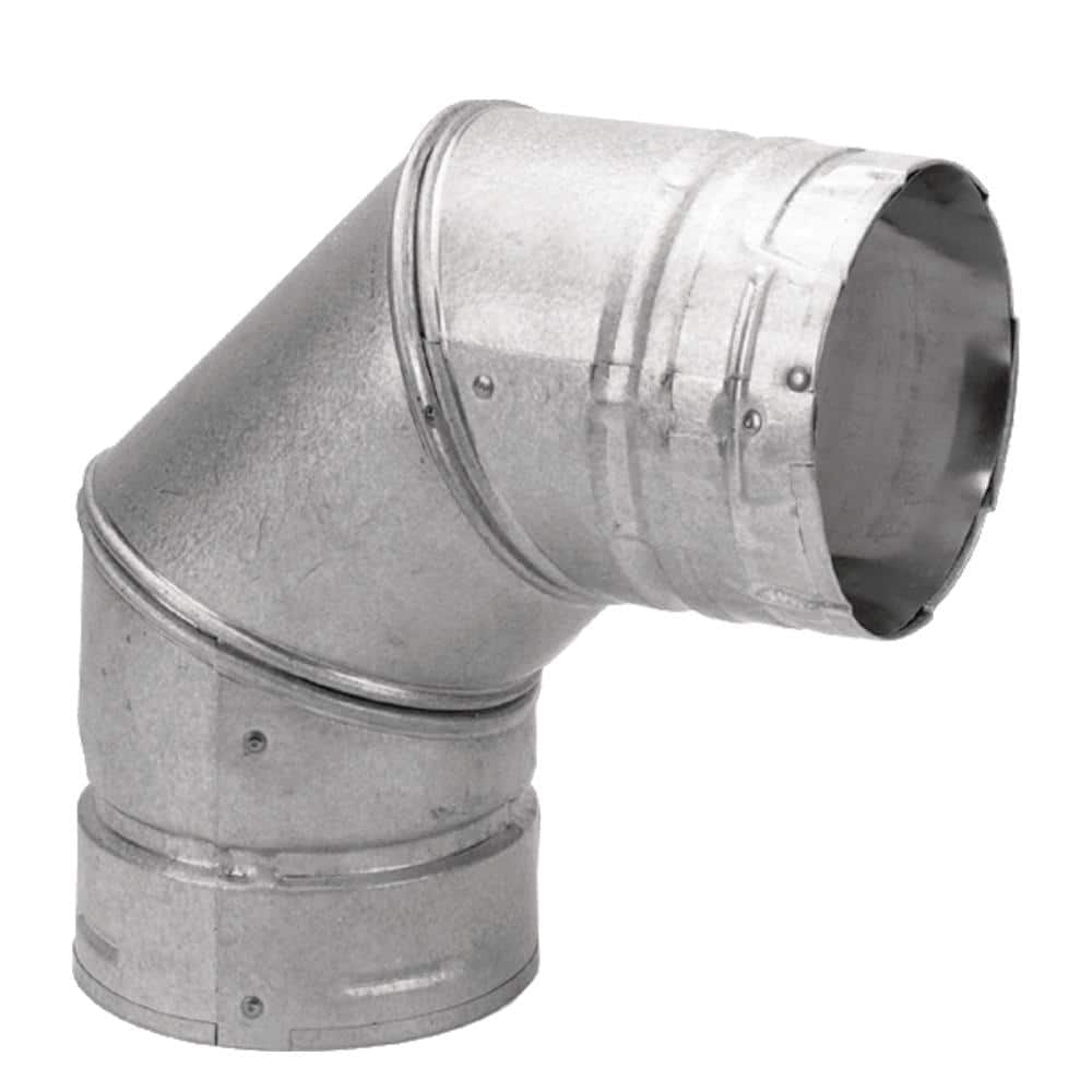 DuraVent PelletVent 3 in. 90° Elbow 3PVL-E90 - The Home Depot