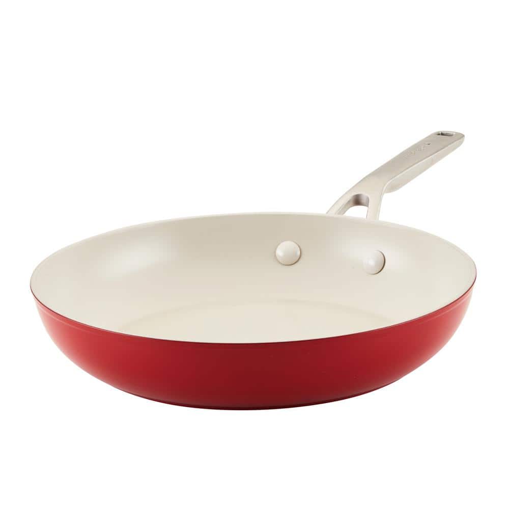 Empire Red 10" Aluminum Ceramic Nonstick Frying Pan