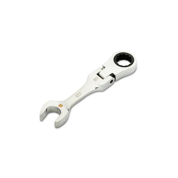 GEARWRENCH 13 mm 90-Tooth 12 Point Stubby Flex Ratcheting Combination Wrench