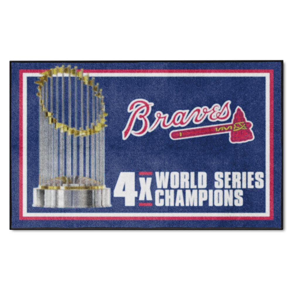  MLB - Atlanta Braves 8ft. x 10 ft. Plush Area Rug : Sports &  Outdoors