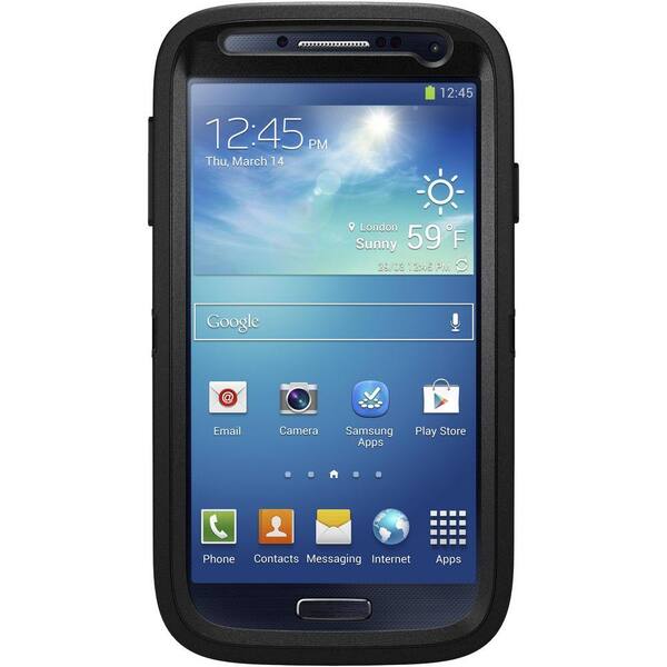 OtterBox Defender Cell Phone Case for Samsung Galaxy S4 - Black