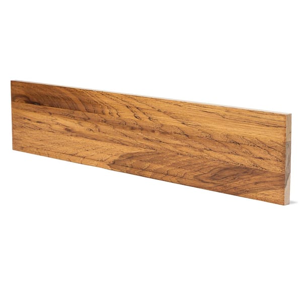 Stairtek 0.75 in. x 7.5 in. x 42 in. Prefinished Vintage Barrel Hickory Riser