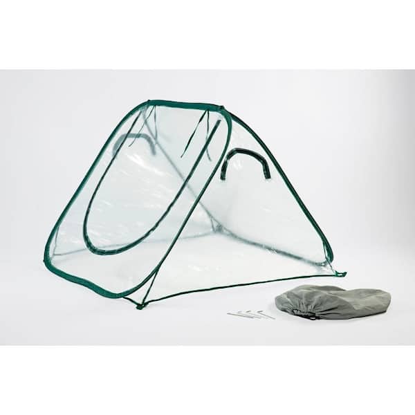 Unbranded SeedHouse Clear 48 in. D x 48 in. W x 34 in. H Pop-Up Portable Clear Greenhouse