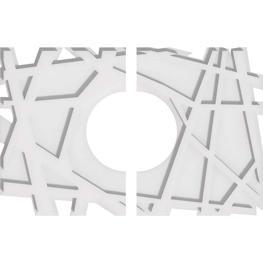 22 in. x 14.62 in. x 1 in. Novo Architectural Grade PVC Contemporary Ceiling Medallion (2-Piece) price history on PriceWatchPro