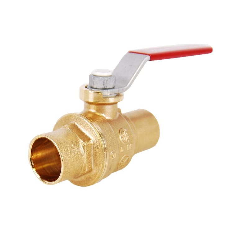 LEGEND VALVE 2 in. Brass Sweat C x C Full Port Ball Valve No Lead ...