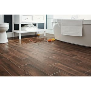 Autumn Wood 3 in. x 24 in. Glazed Porcelain Bullnose Floor and Wall Tile (0.48 sq. ft. / piece)