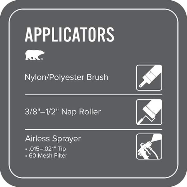 BEHR PREMIUM - 5 Gal. #N500-6 Graphic Charcoal Self-Priming 1-Part Epoxy Satin Interior/Exterior Concrete and Garage Floor Paint