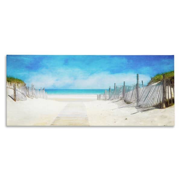 Dunes Of The Cape by Graffi tee Studios Unframed Nature Graphic Art Print 17 in. x 40 in.