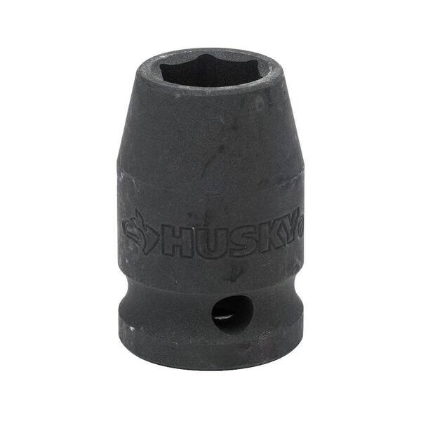 Husky 1/2 in. Drive 9/16 in. 6-Point Standard Impact Socket