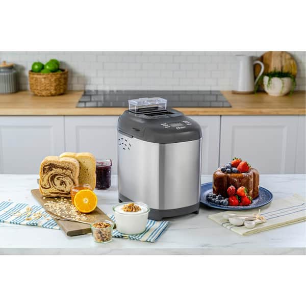 Hamilton Beach 29890 Premium Dough & Bread Maker Machine with Auto Fruit  and Nut Dispenser, 2 lb. Loaf Capacity, 21 Programmable Settings Includes