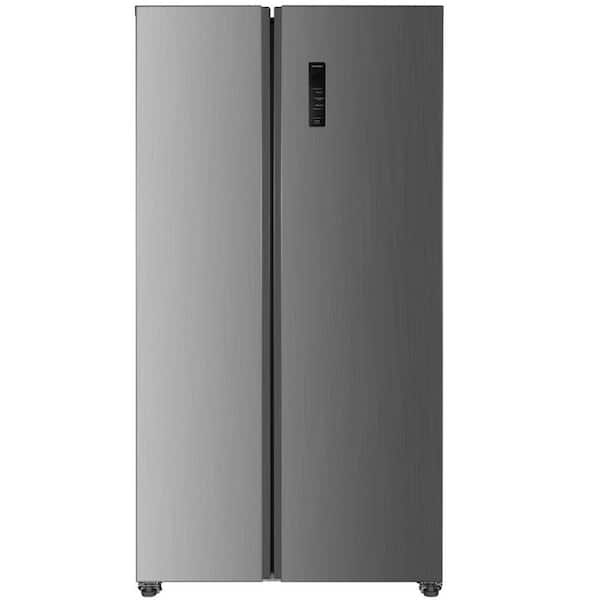 36 in. 21.2 cu. ft. Counter Depth Side by Side Refrigerator in Stainless Steel