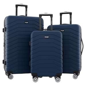 Wrangler 3-Piece Poseidon Roll Hard Side Luggage Set with 360° 8-Wheel System