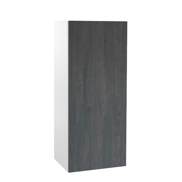 Cambridge Quick Assemble Modern Style, Carbon Marine 18 x 30 in. Wall Kitchen Cabinet (18 in. W x 12 D x 30 in. H)