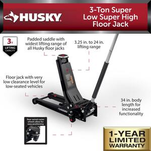3-Ton Super Low Super High Floor Jack
