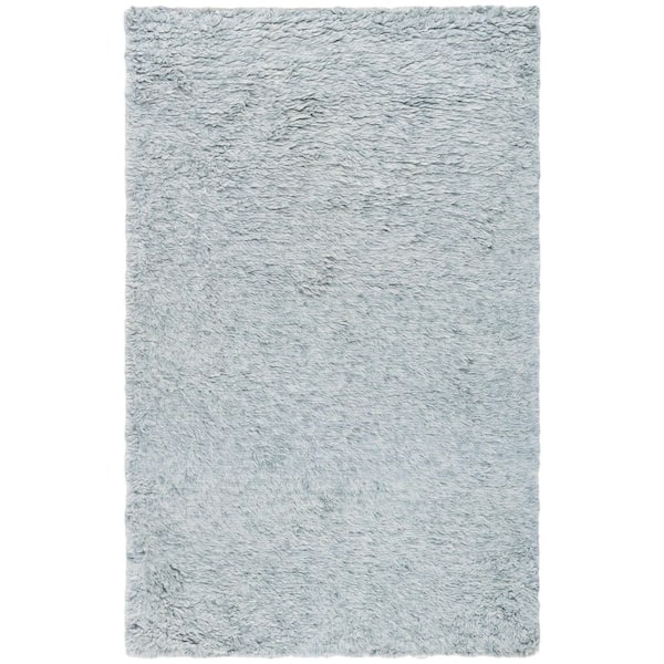 Casablanca 3 ft. x 5 ft. Teal Modern Solid Area Rug