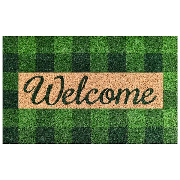 Calloway Mills Black Cat Welcome Door Mat 17 in. x 29 in., Multi