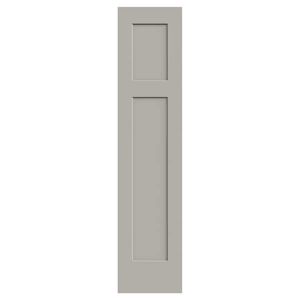 JELD-WEN 18 in. x 80 in. Craftsman Vanilla Painted Smooth Solid Core Molded Composite MDF Interior Door Slab