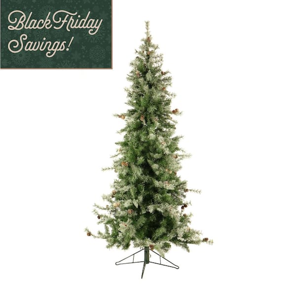 7.5-ft. Unlit Buffalo Fir Green Slim Artificial Artificial Christmas Tree