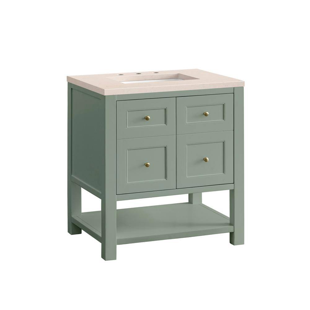 Breckenridge 30" Smokey Celadon Solid Wood Single Vanity