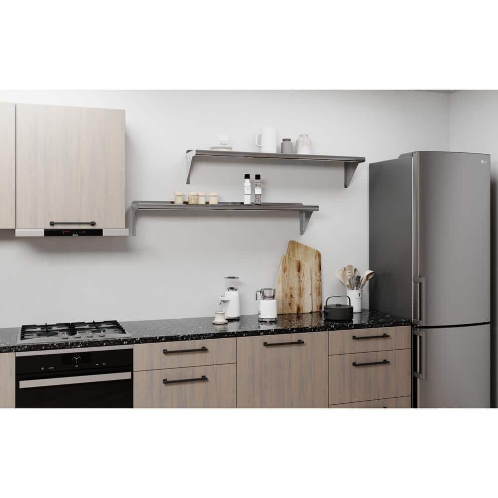 48" Stainless Steel Wall Shelf with Brackets