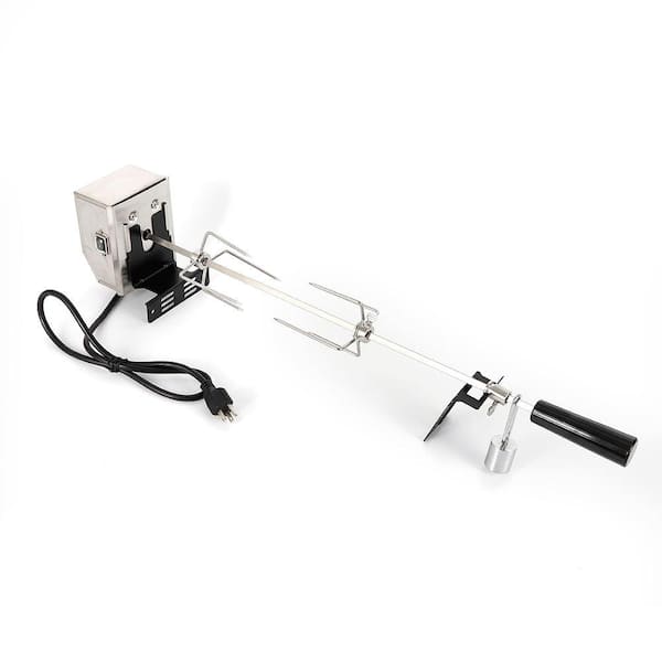YIYIBYUS 52 in. Stainless Steel Rotisserie Grilling Cooking Accessory Kit