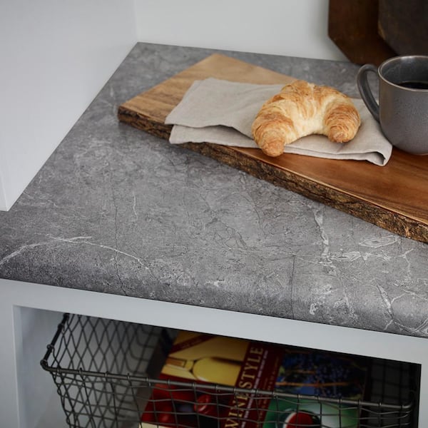 5 ft. x 12 ft. Laminate Sheet in Marmara Gray with Matte Finish