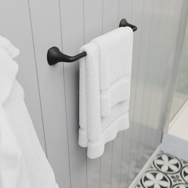 Ladera 18 in. Towel Bar in Matte Black