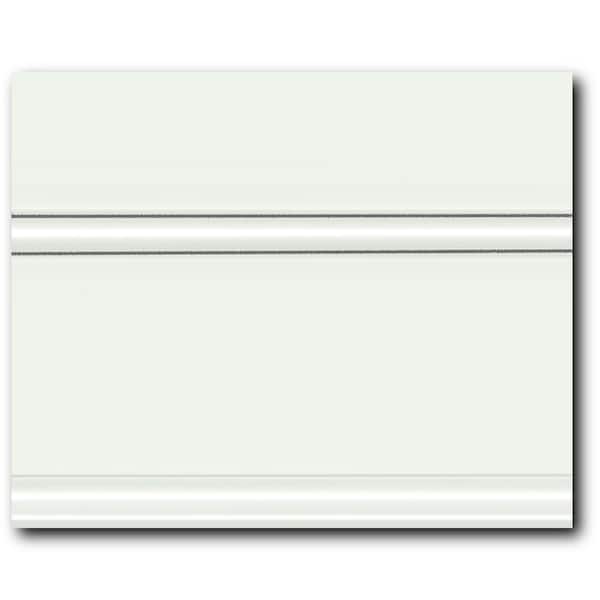 4 in. x 3 in. Finish Chip Cabinet Color Sample in Dove White with Cinder Highlight Maple