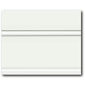 4 in. x 3 in. Finish Chip Cabinet Color Sample in Dove White with Cinder Highlight Maple
