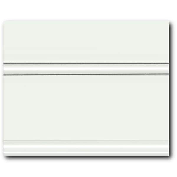 KraftMaid 4 in. x 3 in. Finish Chip Cabinet Color Sample in Dove White with Cinder Highlight Maple