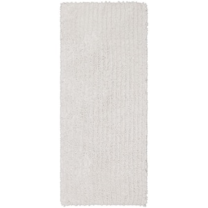 Brown 20 in. x 48 in. Polyester Microfiber Bath Mat Runner Rug 7741160 -  The Home Depot