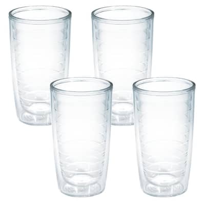 Home Decorators Collection Vinings 18 oz. Glass Tumblers (Set of 4) DH103 -  The Home Depot