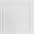 Line Art White Heron 1.6 ft. x 1.6 ft. Decorative Foam Glue Up Ceiling Tile (21.6 sq. ft./Case)