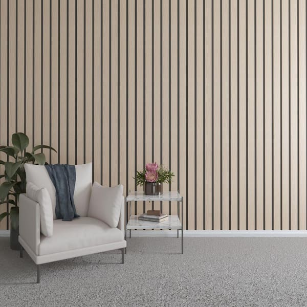 Ekena Millwork 47 in. H x 3 in. W Slatwall Panels in Red Oak 15-Pack