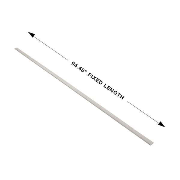 French Oak Destin 0.275 in. T x 1.85 in. W x 94.48 in. L Vinyl 3-in-1 Molding