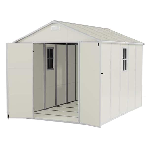 UNFINISHEDロングトップハット24119 ELPOSUN 8 ft. W x 10 ft. D Beige Durable Outdoor Resin