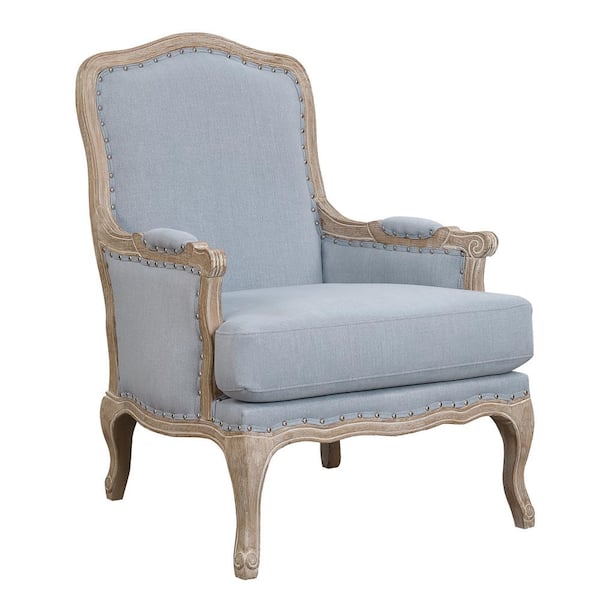 Light store blue armchair