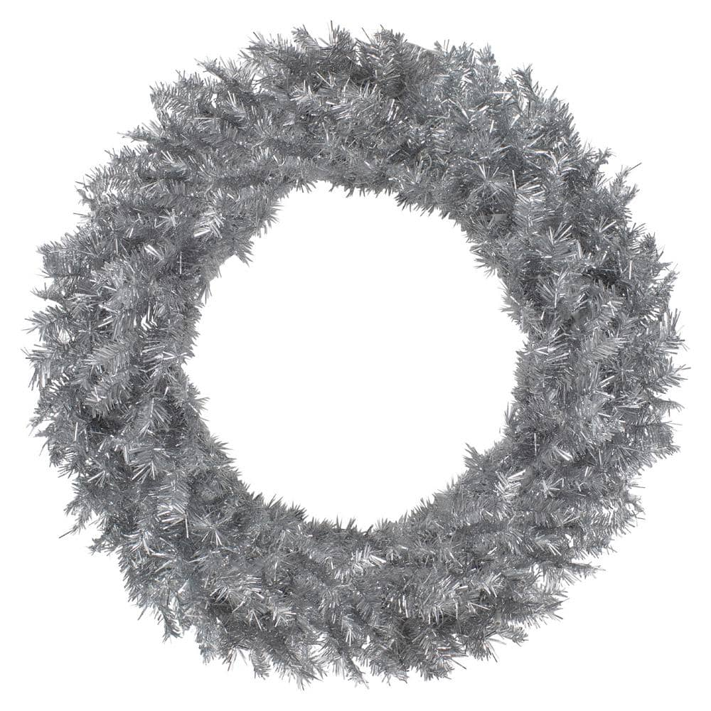 home depot tinsel wreath