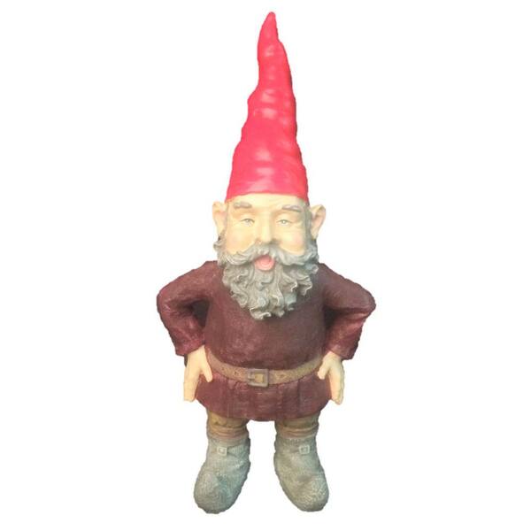 HOMESTYLES 8.5 in. H Merlin the Garden Gnome Figurine