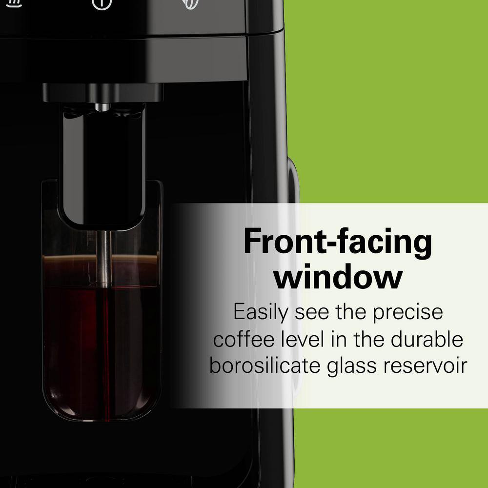 Hamilton Beach Black Programmable Dispensing Drip Coffee Maker