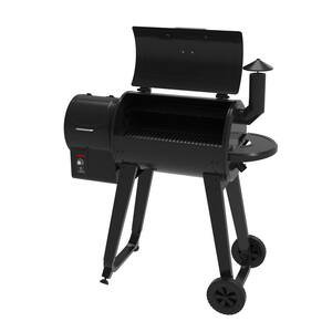459 sq. in. Pellet Grill and Smoker in Black