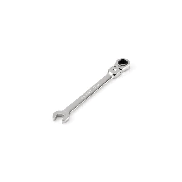 TEKTON 11 mm Flex Head 12-Point Ratcheting Combination Wrench