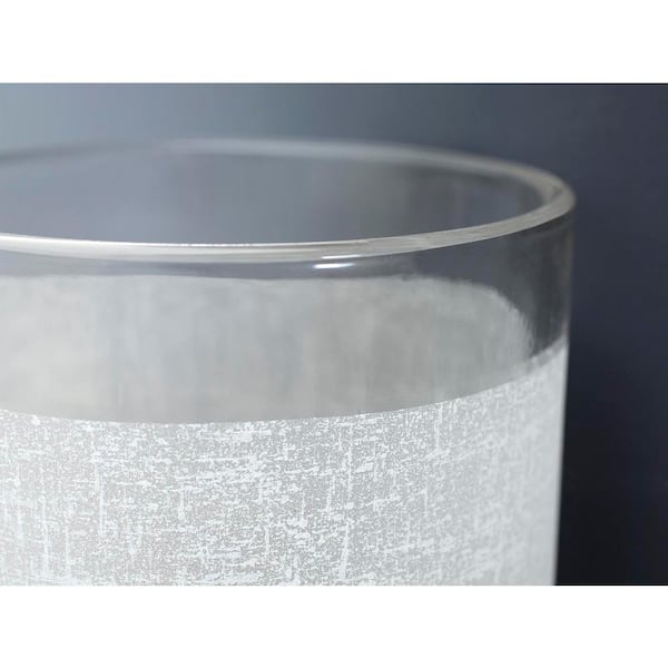 Alexa Collection 3-Light Brushed Nickel Foyer Pendant with White Linen Glass