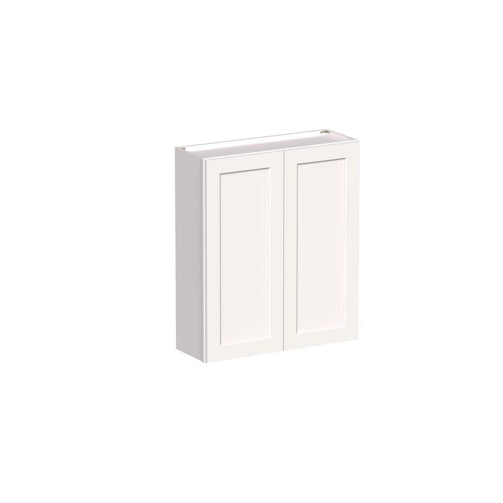 "Shaker Style 36"" W x 12"" D x 42"" H Wood Frame Ready to Assemble Double Door Wall Kitchen Cabinet in Shaker White" price history on PriceWatchPro
