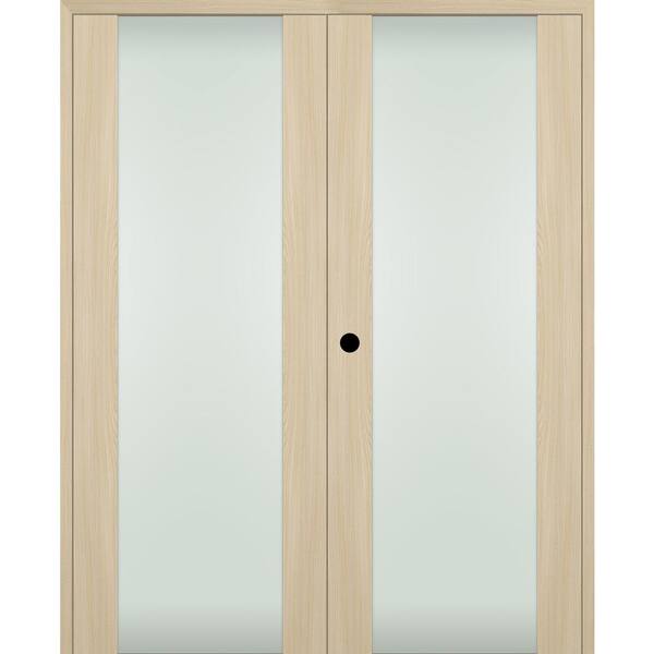 Belldinni Vona 202 72 X80 Right Hand Active Full Lite Frosted Glass Loire Ash Composite Wood