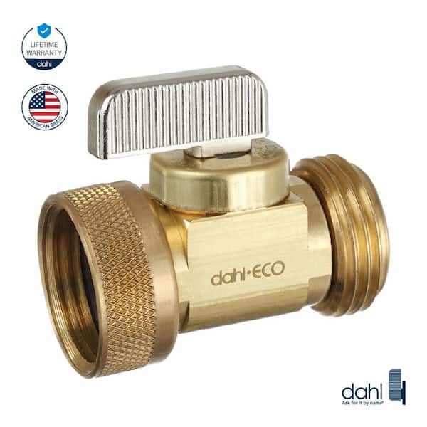 Male Hose x Fem Swivel Hose, Hose Valve, Straight, Brass, Lead-Free