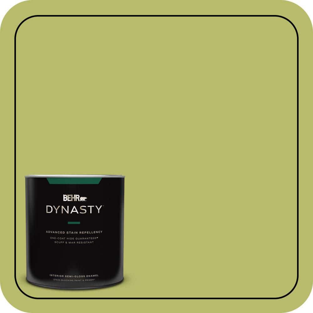 1 qt. #P360-5 Citrus Peel Semi-Gloss Enamel Interior Stain-Blocking Paint and Primer price history on PriceWatchPro