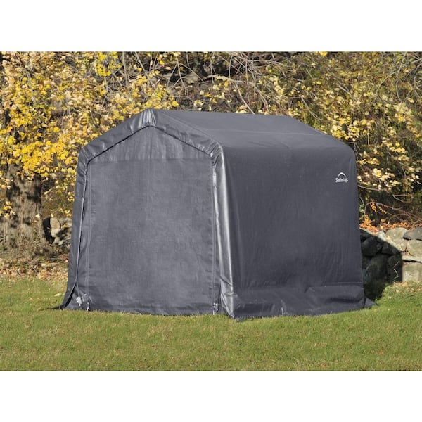 ShelterLogic 8"x 8" Storage Shed Gray for sale online 