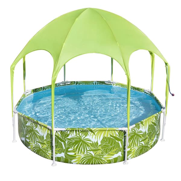 Kids pool with sales canopy